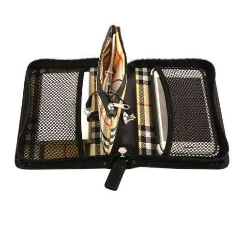 Ascot Micro Tech Organiser - Genuine Leather