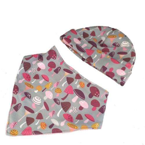 Baby Beanie and Bib Set