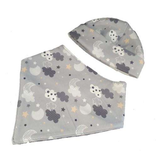 Baby Beanie and Bib Set