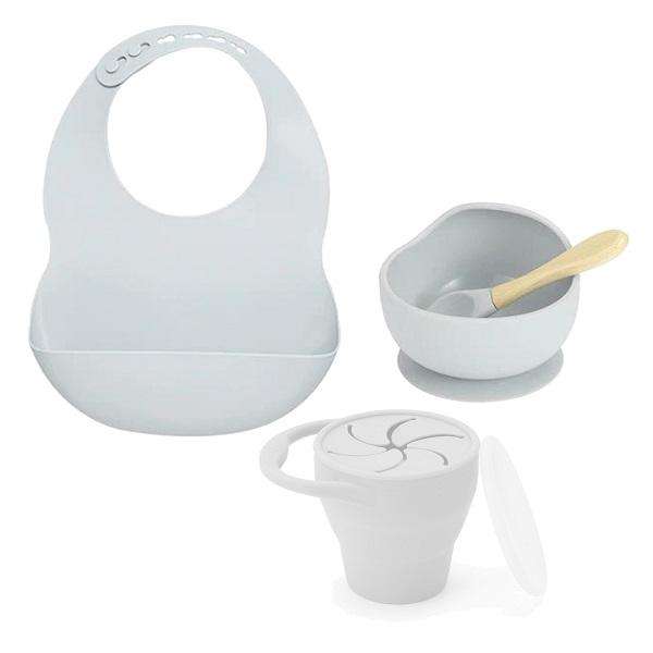 Baby Feeding Silicone 4pc Set