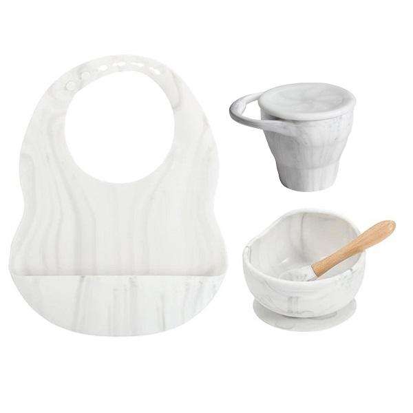 Baby Feeding Silicone 4pc Set