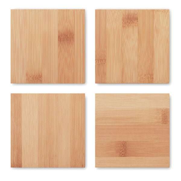 Bamboo Coaster Set