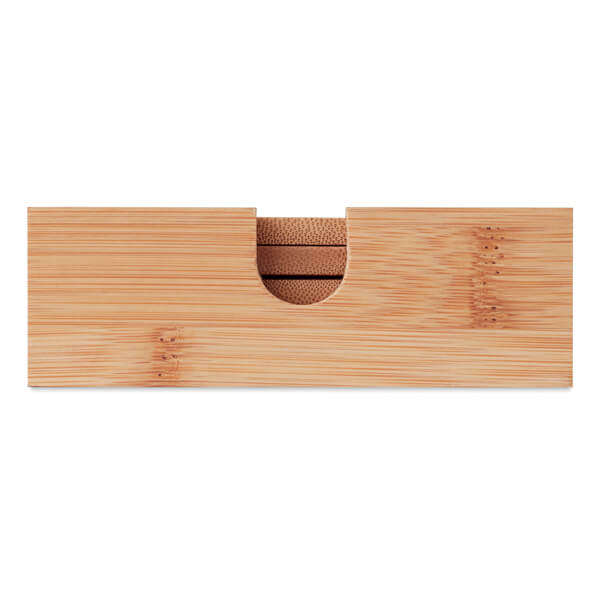 Bamboo Coaster Set