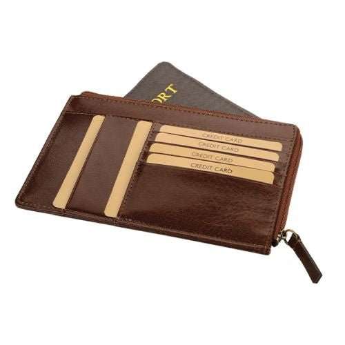 Bon Voyage Genuine Leather Passport Holder