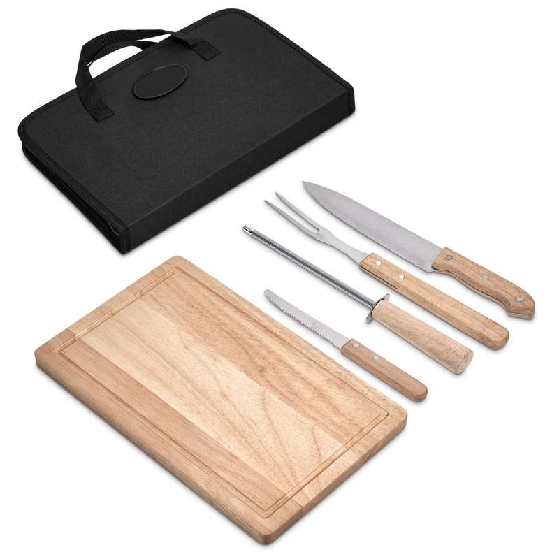 Brenton 5-Piece Braai & Carving Set
