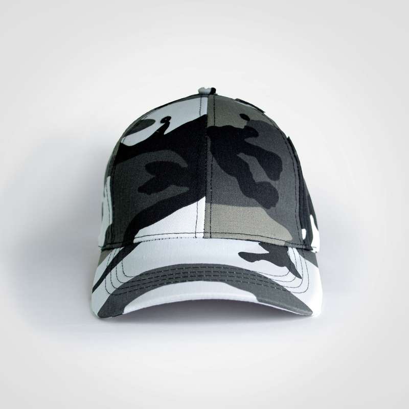 Camo Structured 6 Panel Cap