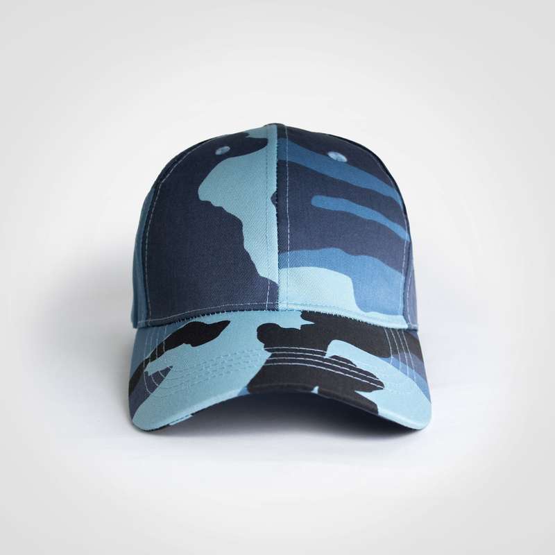 Camo Structured 6 Panel Cap