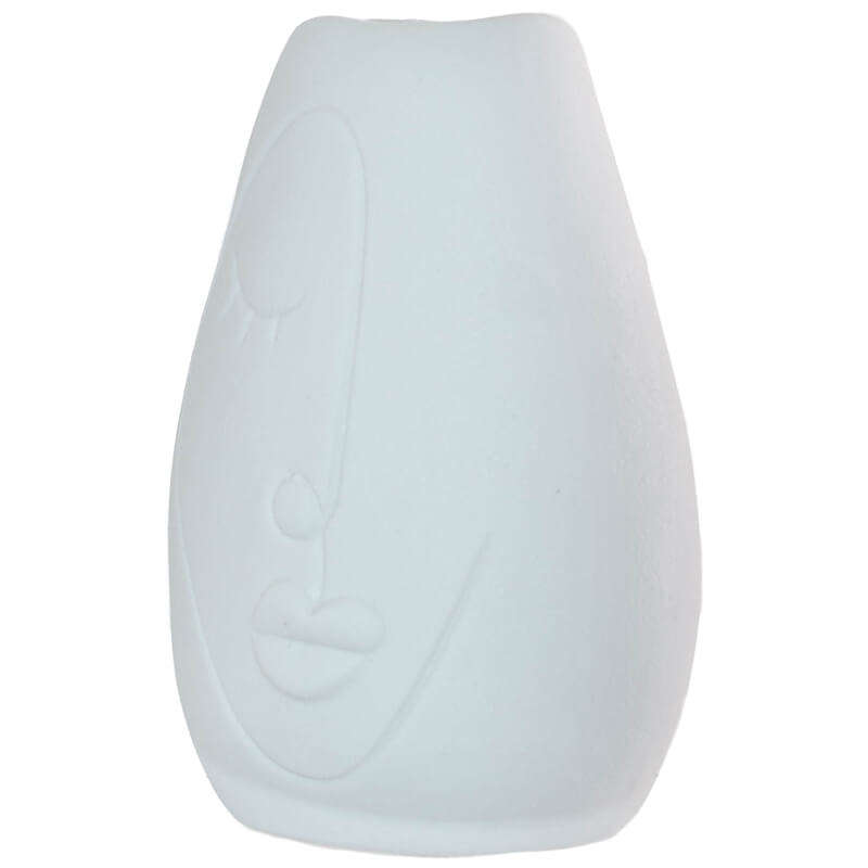 Ceramic Abstract Face Vase