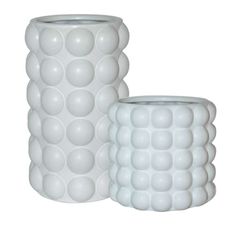 Ceramic Bubble Flower Pot / Vase