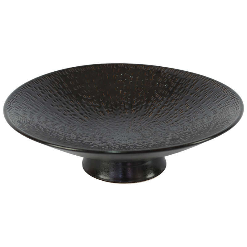 Ceramic Nguni Footed Serving Bowl - 28cm