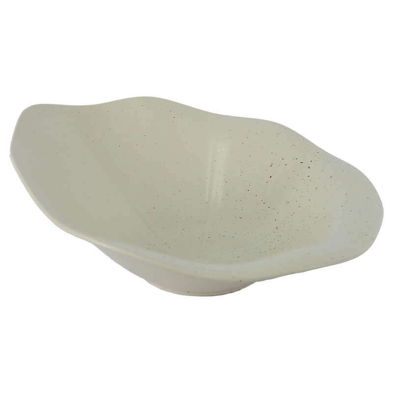 Ceramic Sand Organic Bowl - 30cm