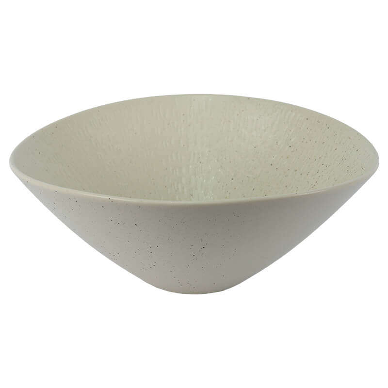 Ceramic Sand Round Bowl - 30cm