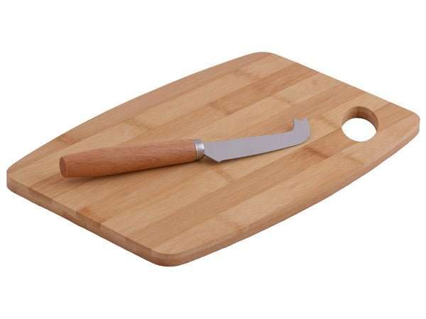 Charcuterie Bamboo Cheese Board and Knife