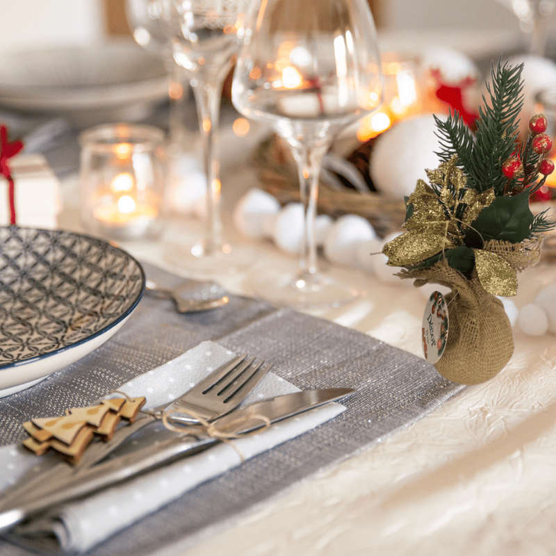 Christmas Table Decor - Set of 2