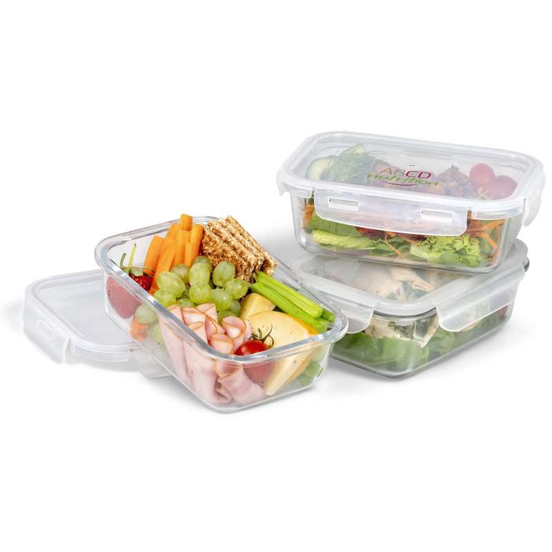 Clarion Glass Tub Food Container