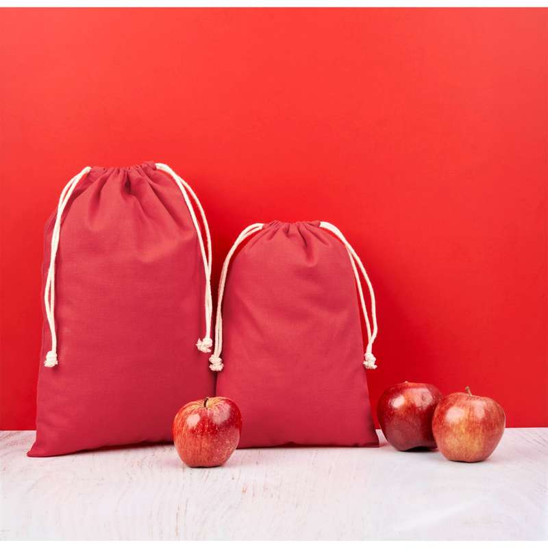 Cotton Coloured Drawstring Pouch