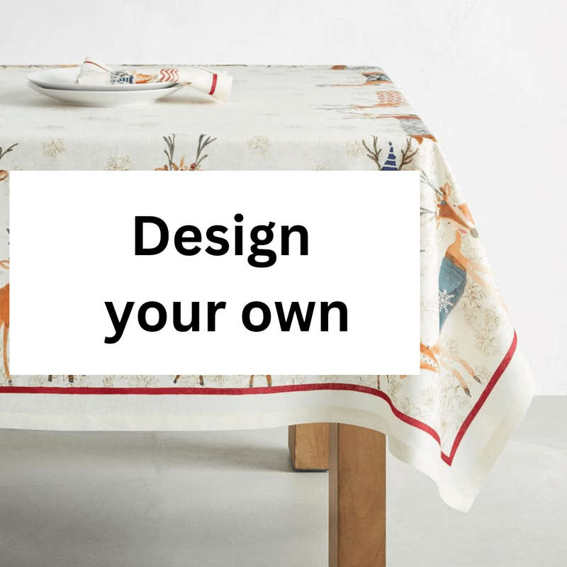 Customised Cotton Rectangle Table Cloth