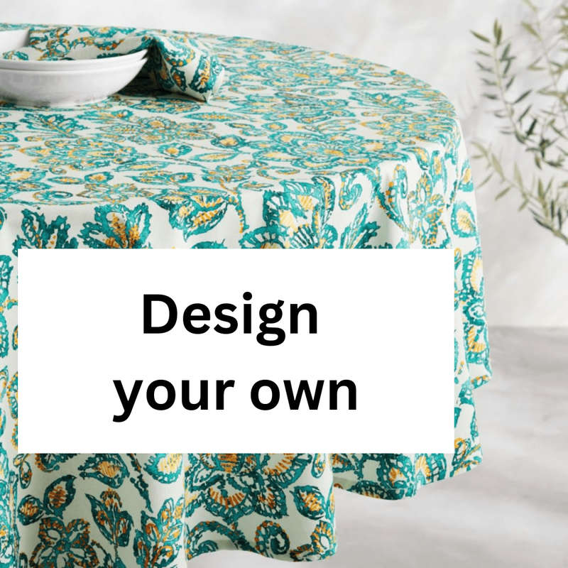 Customised Cotton Round Table Cloth