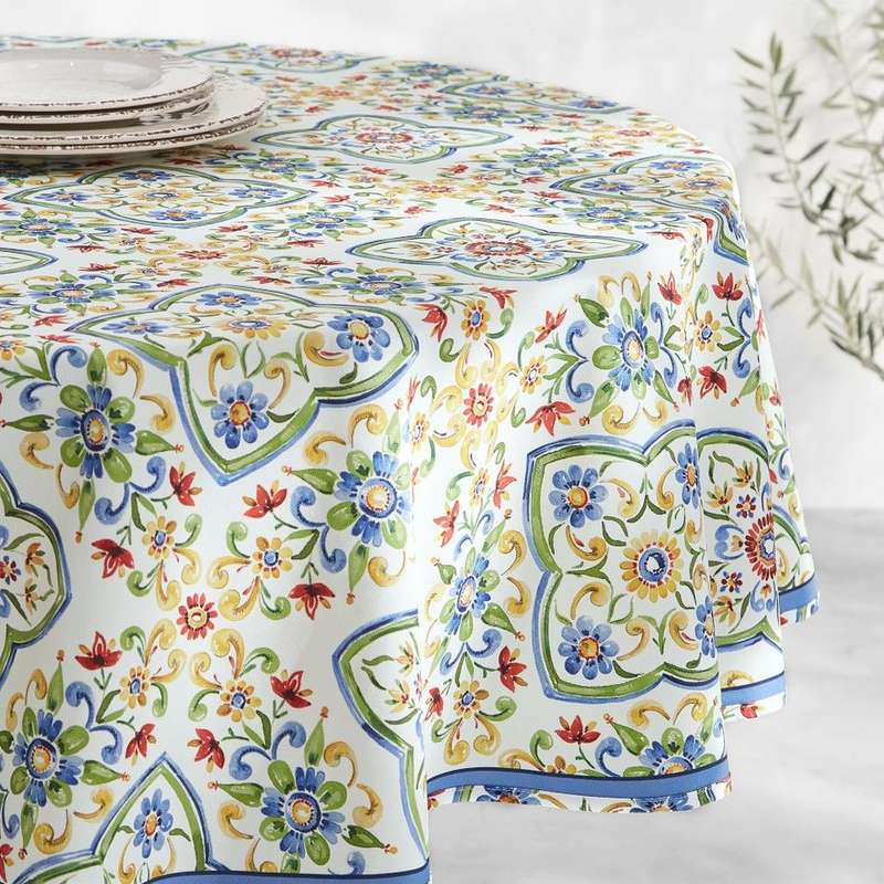 Customised Cotton Round Table Cloth