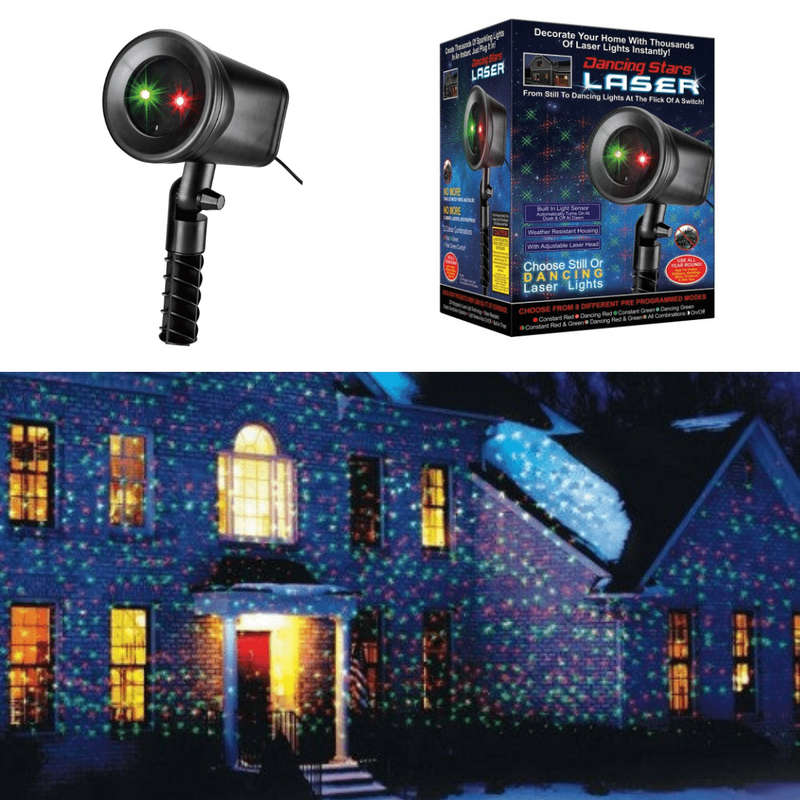 Dancing Stars Laser Light - Red & Green