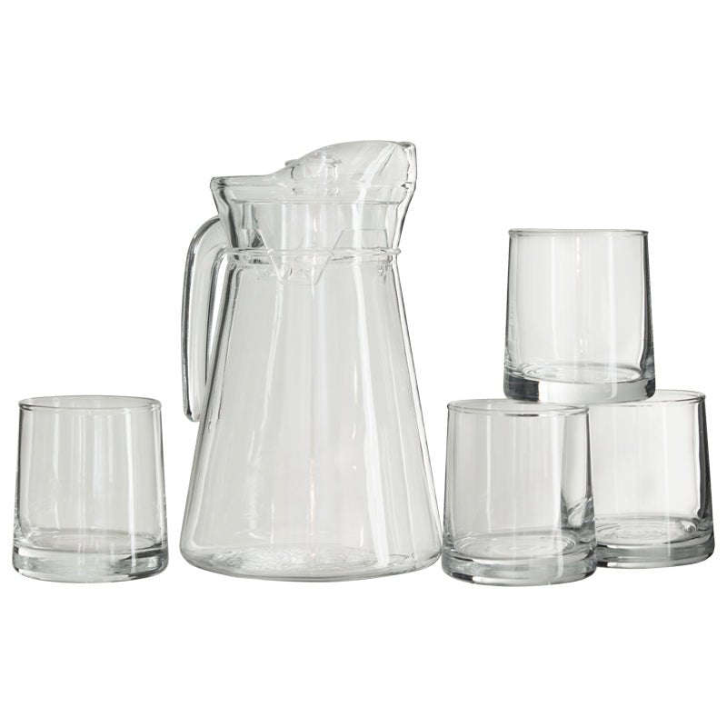 Deli Water Jug & Glasses Set - 5pc