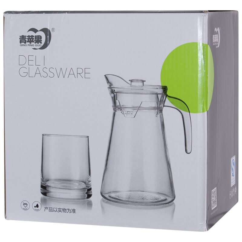 Deli Water Jug & Glasses Set - 5pc