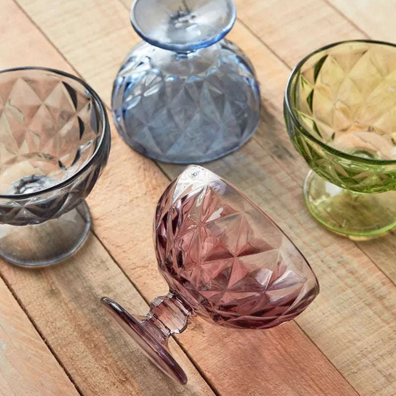 Trent Coloured Glass Dessert Bowls - Set of 6