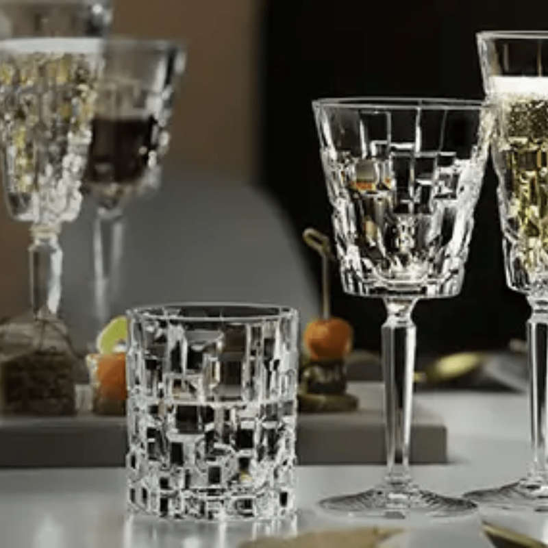 Etna Wine Crystal Glasses - Set of 6