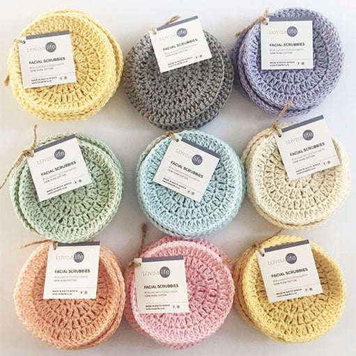 Lovisa Life Facial Scrubbies - Pack of 4