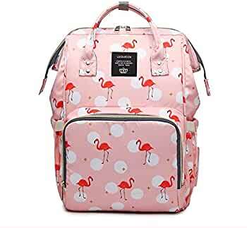 Flamingo Baby Diaper Backpack Bag