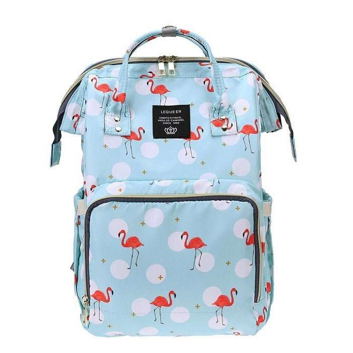 Flamingo Baby Diaper Backpack Bag