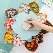 Flower Rotating Candy / Snack Box