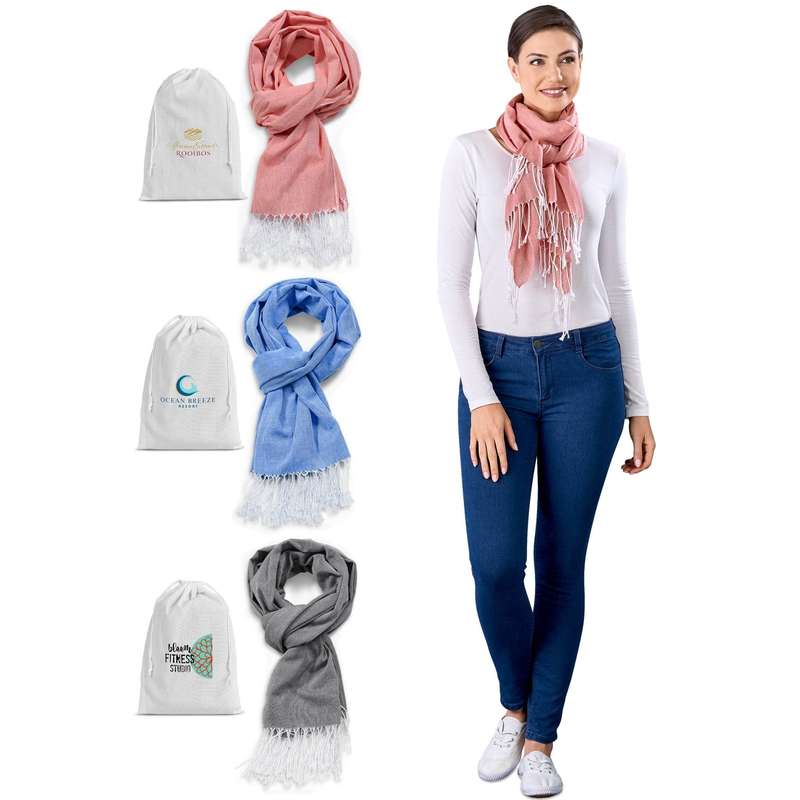 Heather Multi Functional Scarf Sarong & Pouch