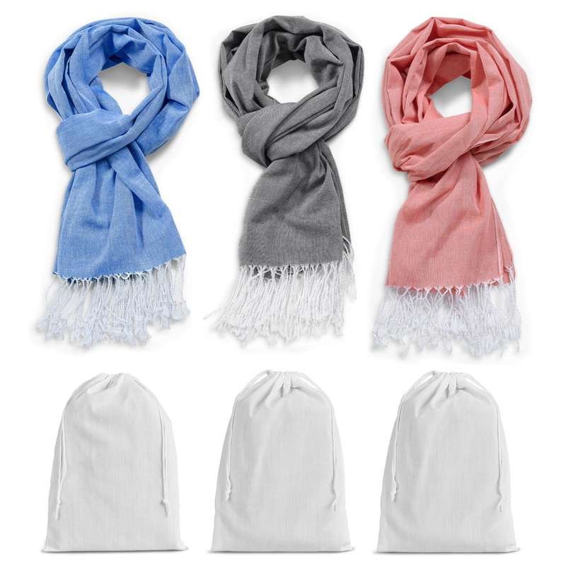 Heather Multi Functional Scarf Sarong & Pouch