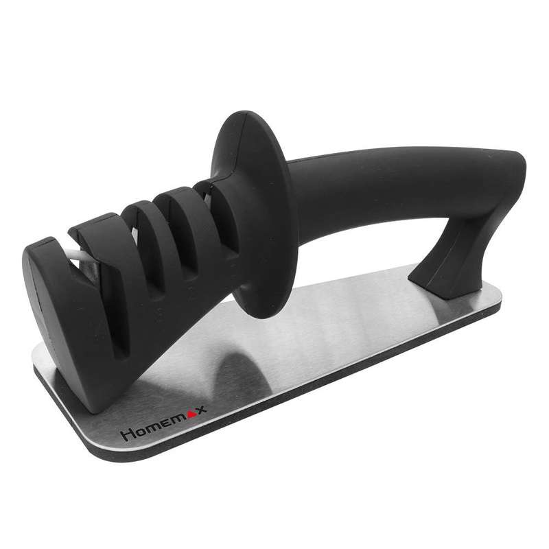 Homemax Samurai Knife & Scissor Sharpener 4-in-1