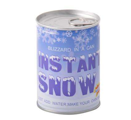 Instant Snow in a Can
