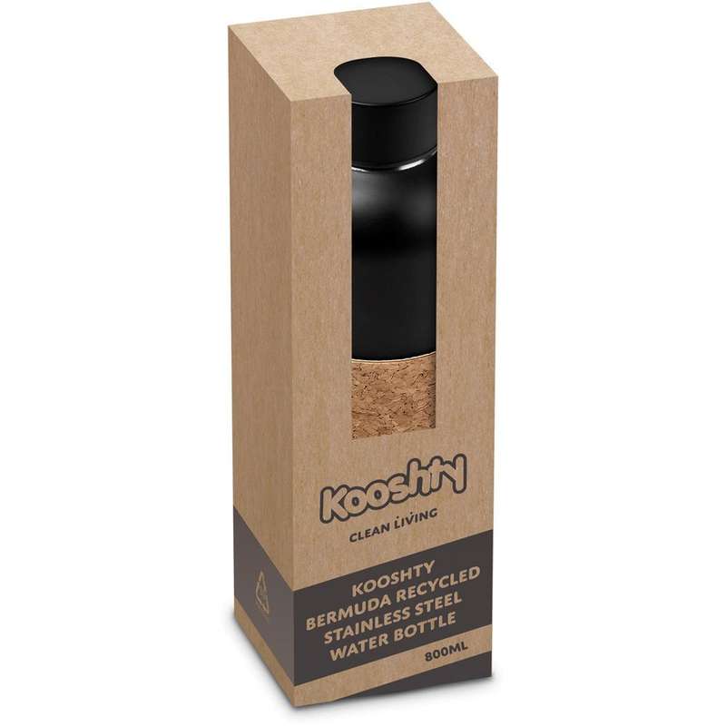 Kooshty Bermuda Cork Recycled S/S Water Bottle - 800ml