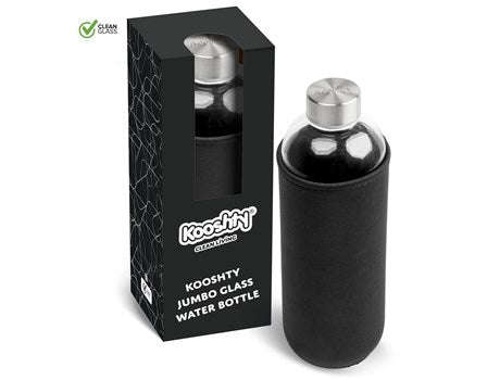 Kooshty Jumbo Glass Water Bottle - 1 Litre