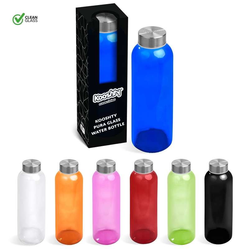 Kooshty Pura Glass Water Bottle - 500ml