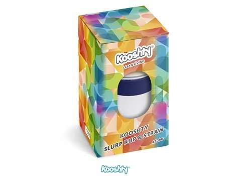 Kooshty Slurp Glass Kup & SS Straw - 480ml