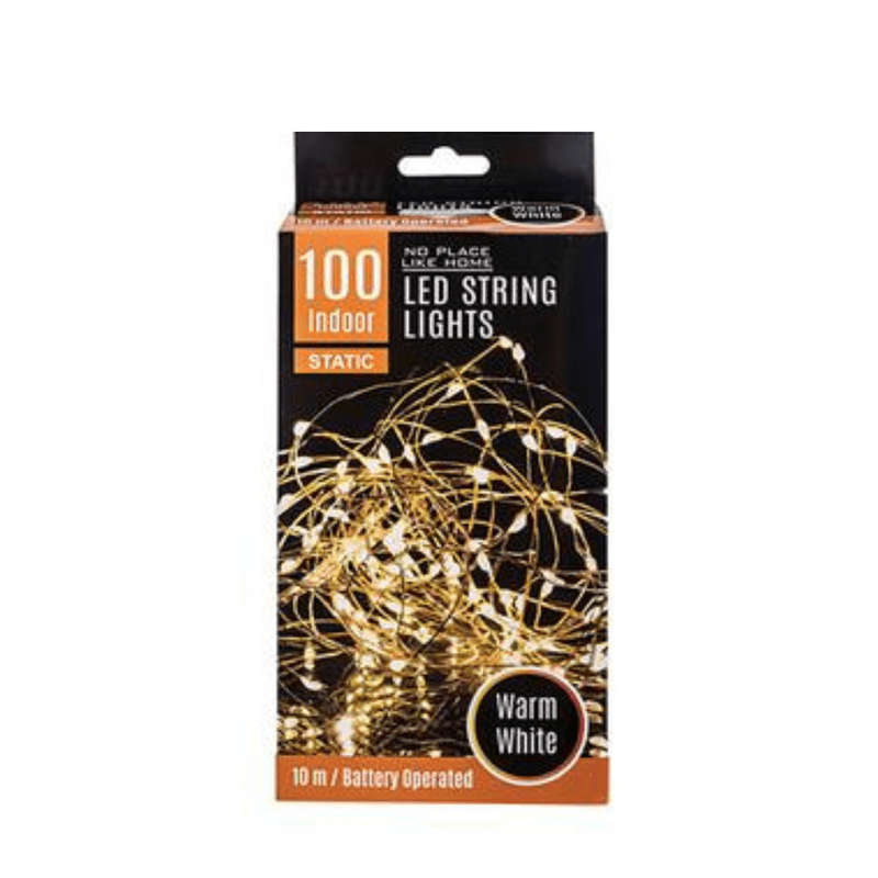LED String Lights Battery Operated - 10m Indoor