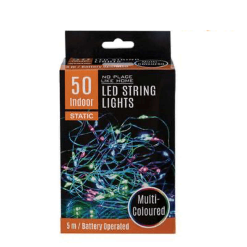 LED String Lights Battery Operated - 5m Indoor