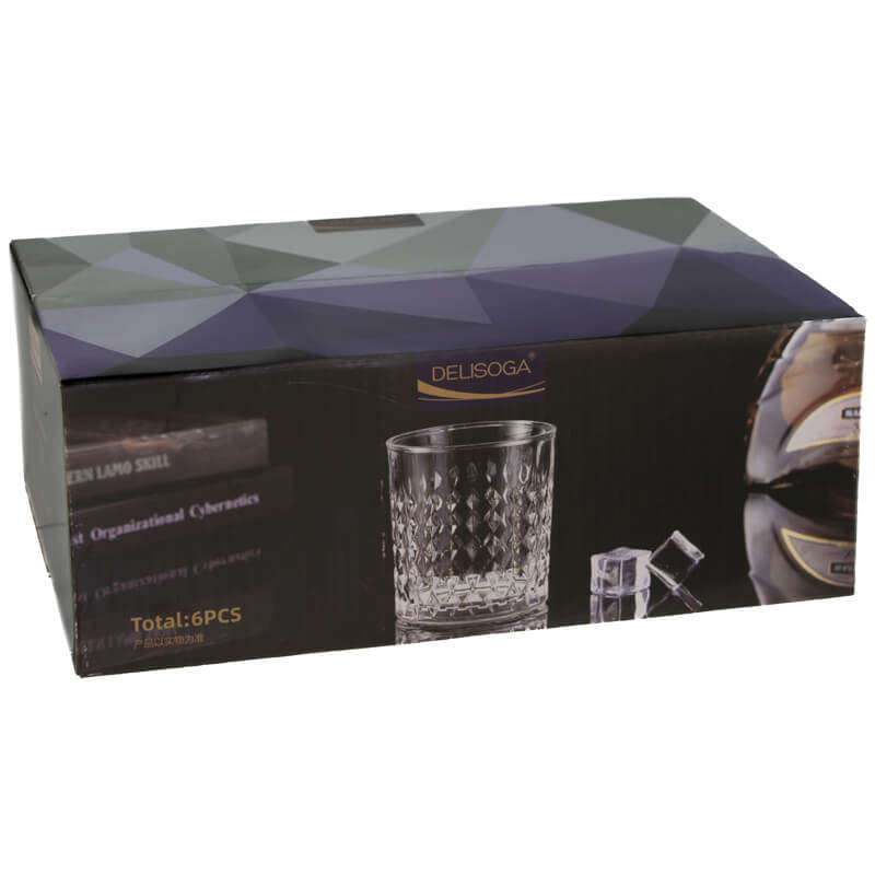 Marilyn Glass Whisky Tumbler 340ML - Set of 6