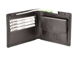 Men's Folding Genuine Leather Wallet