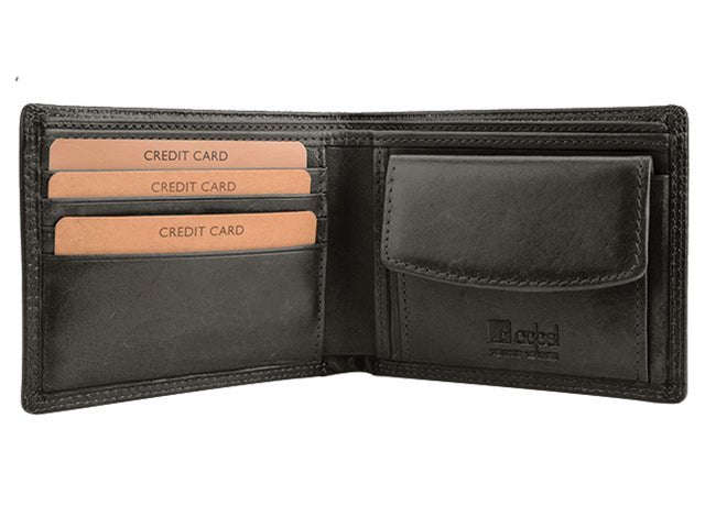 Men's Folding Genuine Leather Wallet