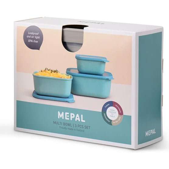 Mepal Cirqula Set Deep Rectangular 3pc