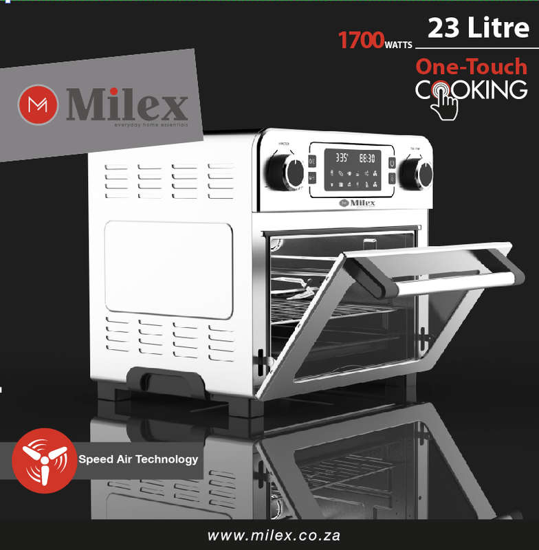 Milex Air Fryer Oven with Rotisserie 23L