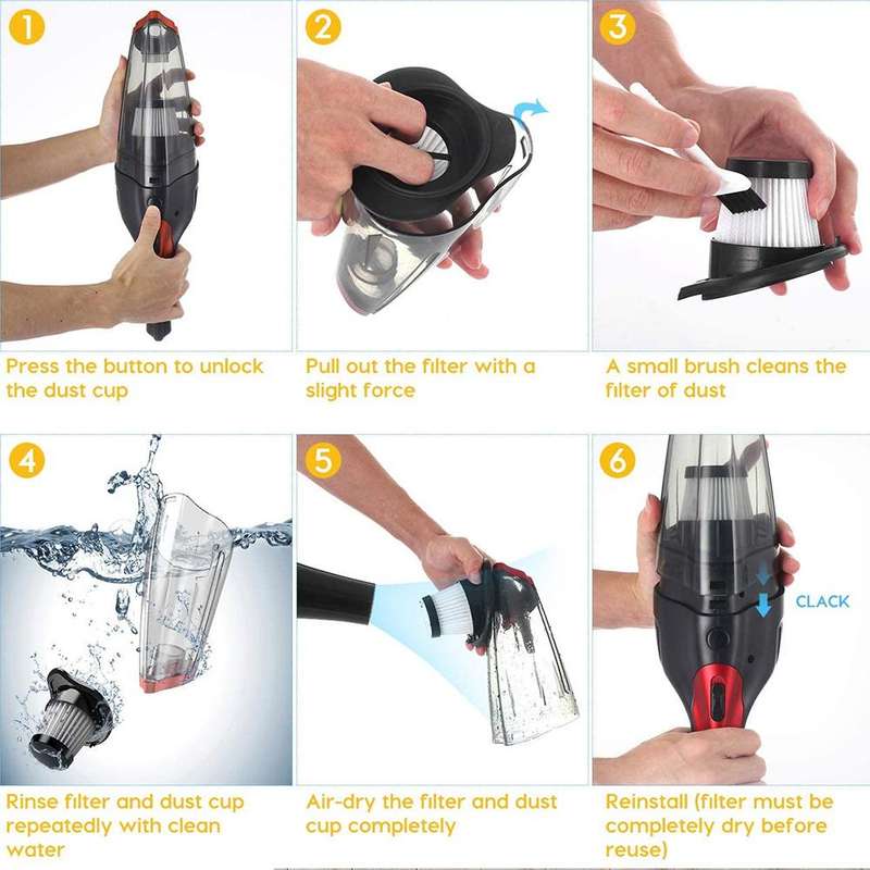 Milex Wet & Dry Handheld Vacuum