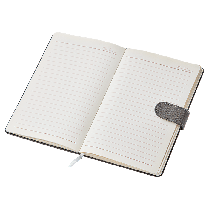 Notebook With Magnetic Clip Cover A5