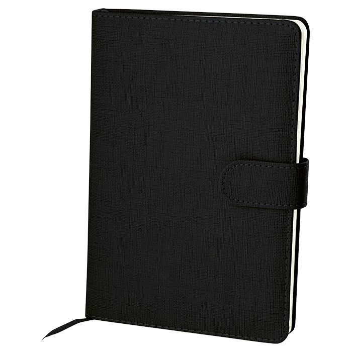 Notebook With Magnetic Clip Cover A5